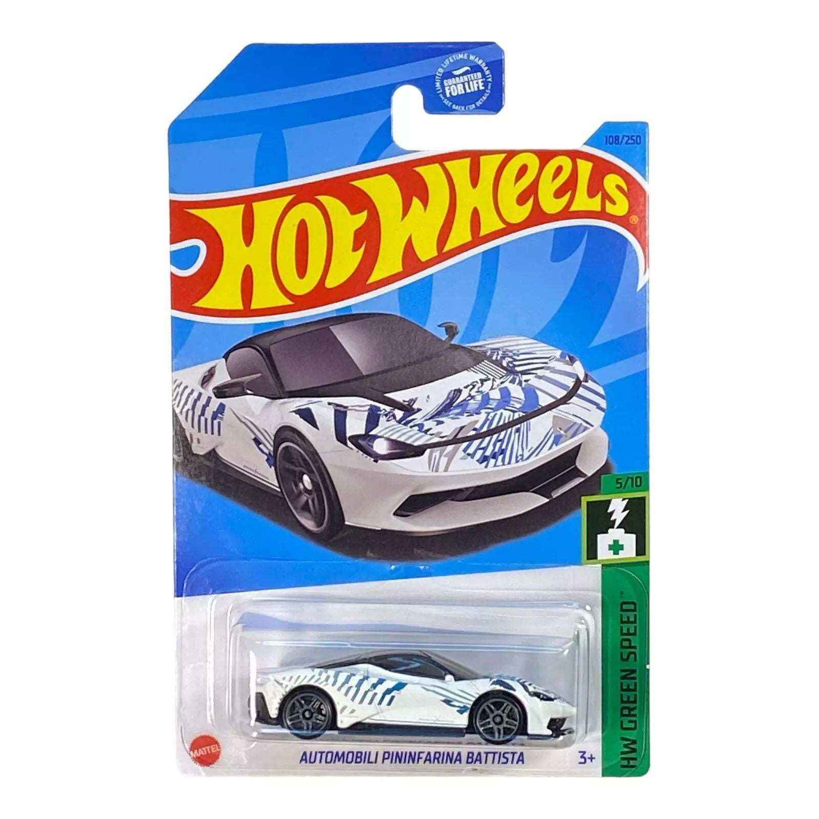 Hot Wheels Automobili Pininfarina Battista - Green Speed Series 5/10