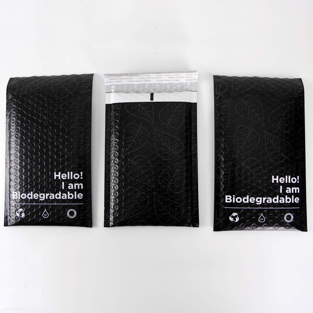 100% Biodegradable Bubble Mailers – 25-Pack | 6" x 10" | Eco-Friendly Padded Envelopes