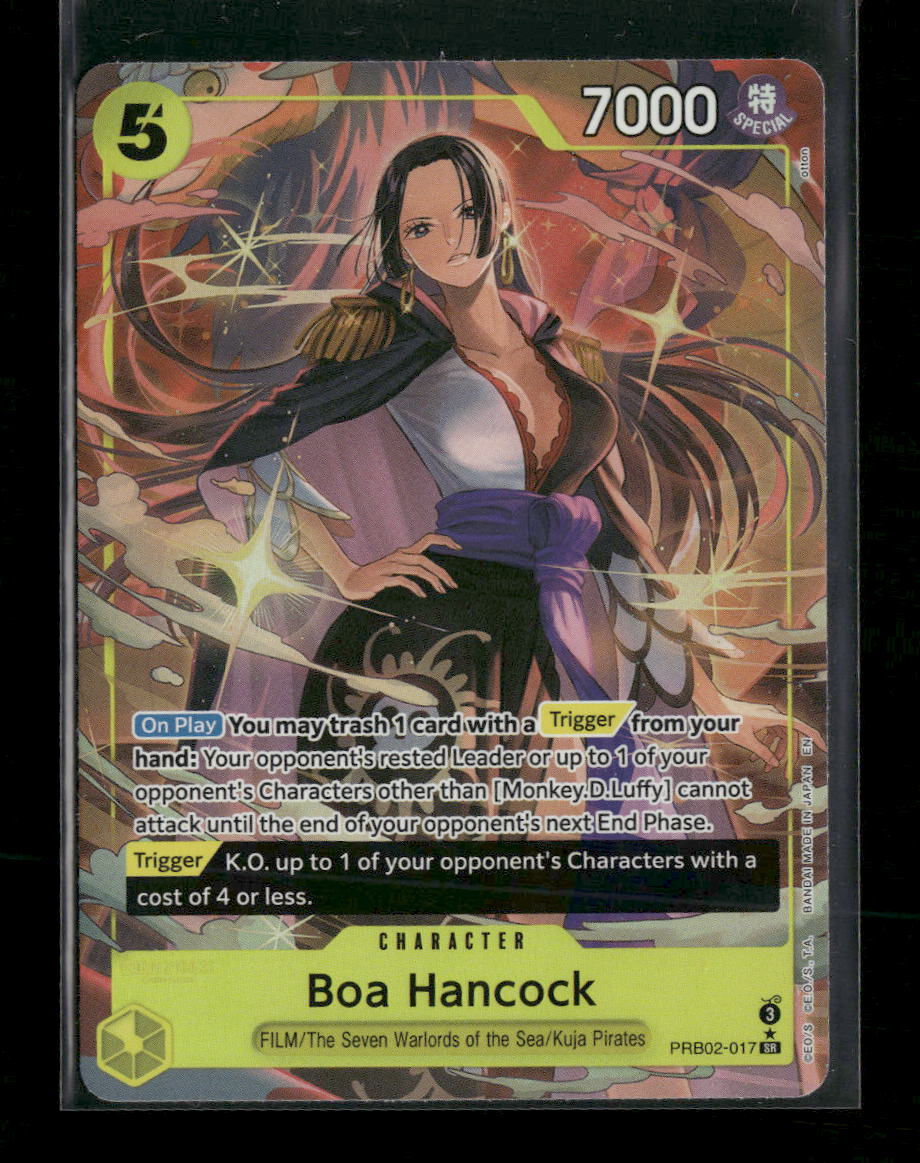 Boa Hancock (Alternate Art) #PRB02-017 – The Best Vol.2 – Super Rare (Near Mint, 2025)