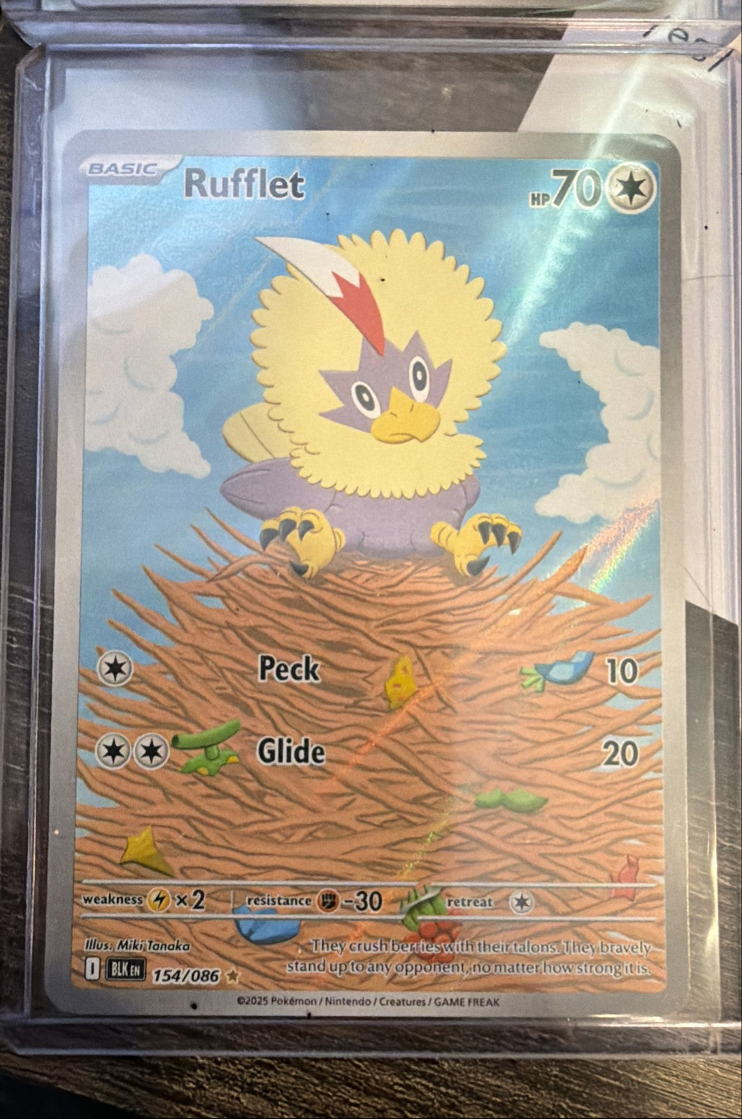 Rufflet 154/086 Sv: Black Bolt Holo0