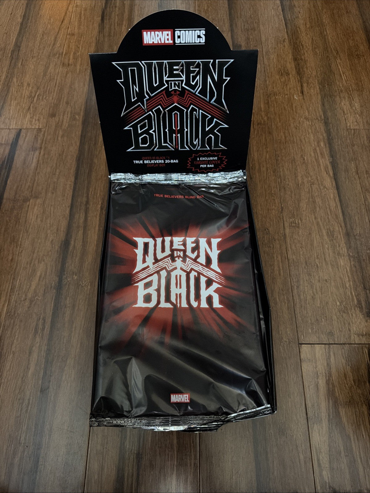 QUEEN IN BLACK #1 TRUE BELIEVERS BLIND BAG. NEW MARVEL  SEALED2