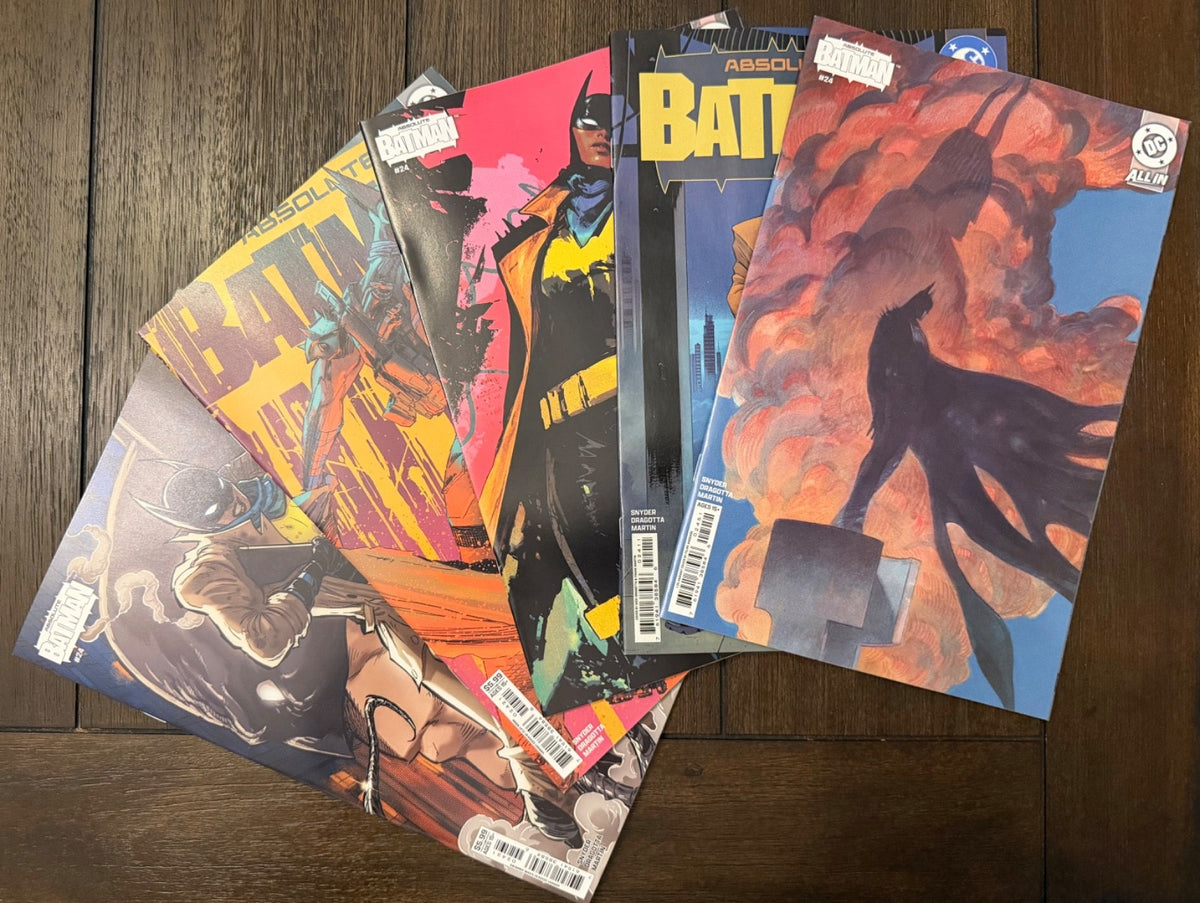 Absolute Batman #24 5-Cover set Covers A-E DRAGOTTA,MANN,SOZOMAIKA,ANDRADE 1:250