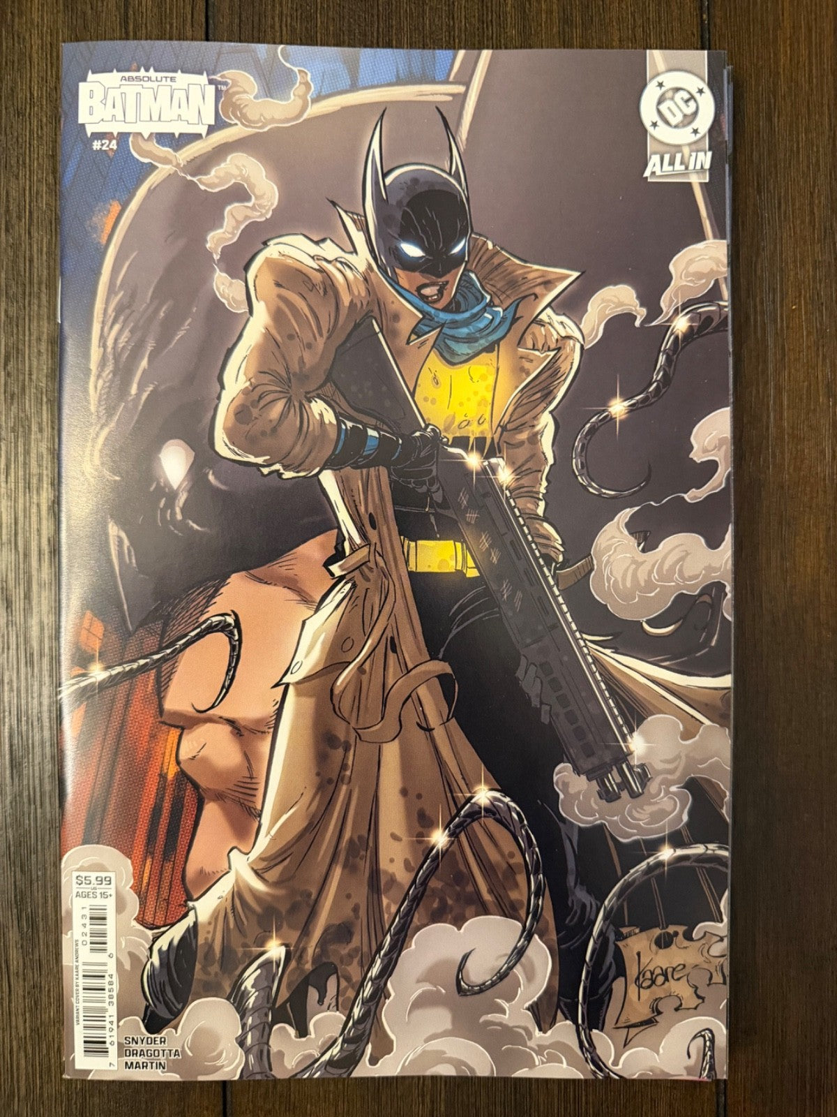 Absolute Batman #24 5-Cover set Covers A-E DRAGOTTA,MANN,SOZOMAIKA,ANDRADE 1:251