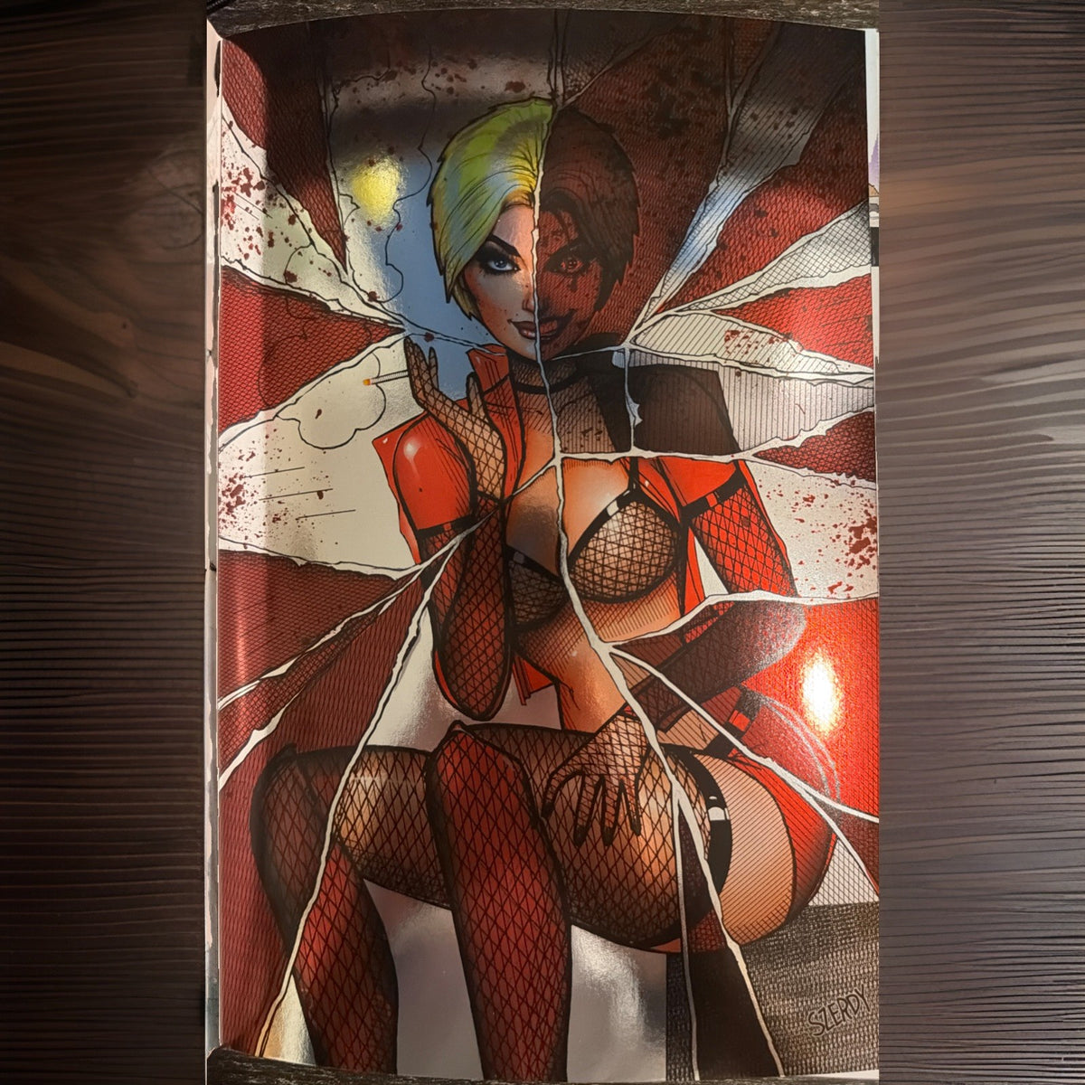 SMILE FOR THE CAMERA 1 Nathan Szerdy virgin foil Megacon EXCLUSIVE0