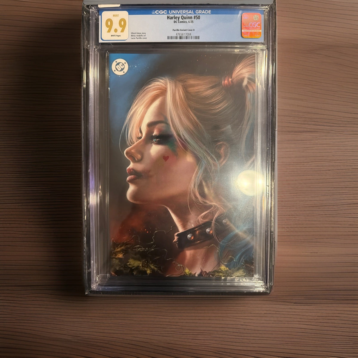   RARE   HARLEY QUINN #50 - LUCIO PARRILLO - Virgin Variant - Mint 9.90