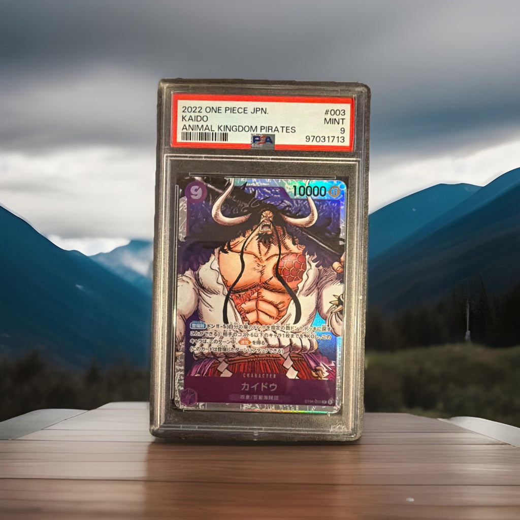 ST04-003 Kaido Super Rare One Piece Card Game Japanese PSA 9 0