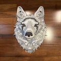 3d Print Wolf Head wall art0
