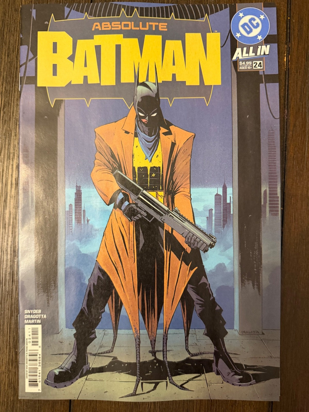 Absolute Batman #24 5-Cover set Covers A-E DRAGOTTA,MANN,SOZOMAIKA,ANDRADE 1:254