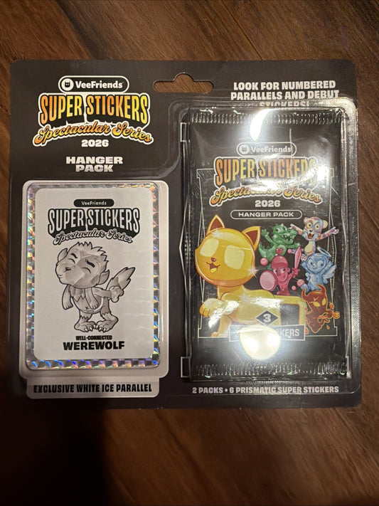 Super Stickers Spectacular Series 2026 - Hanger Pack (Well-Connected WEREWOLF)0