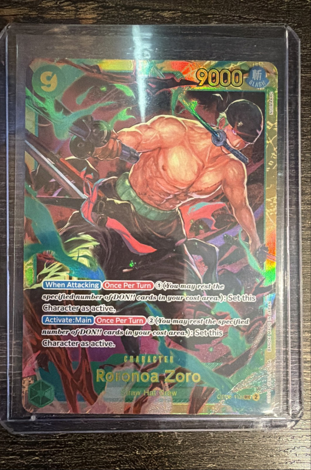 Roronoa Zoro OP06-118 Wings of the Captain Foil0