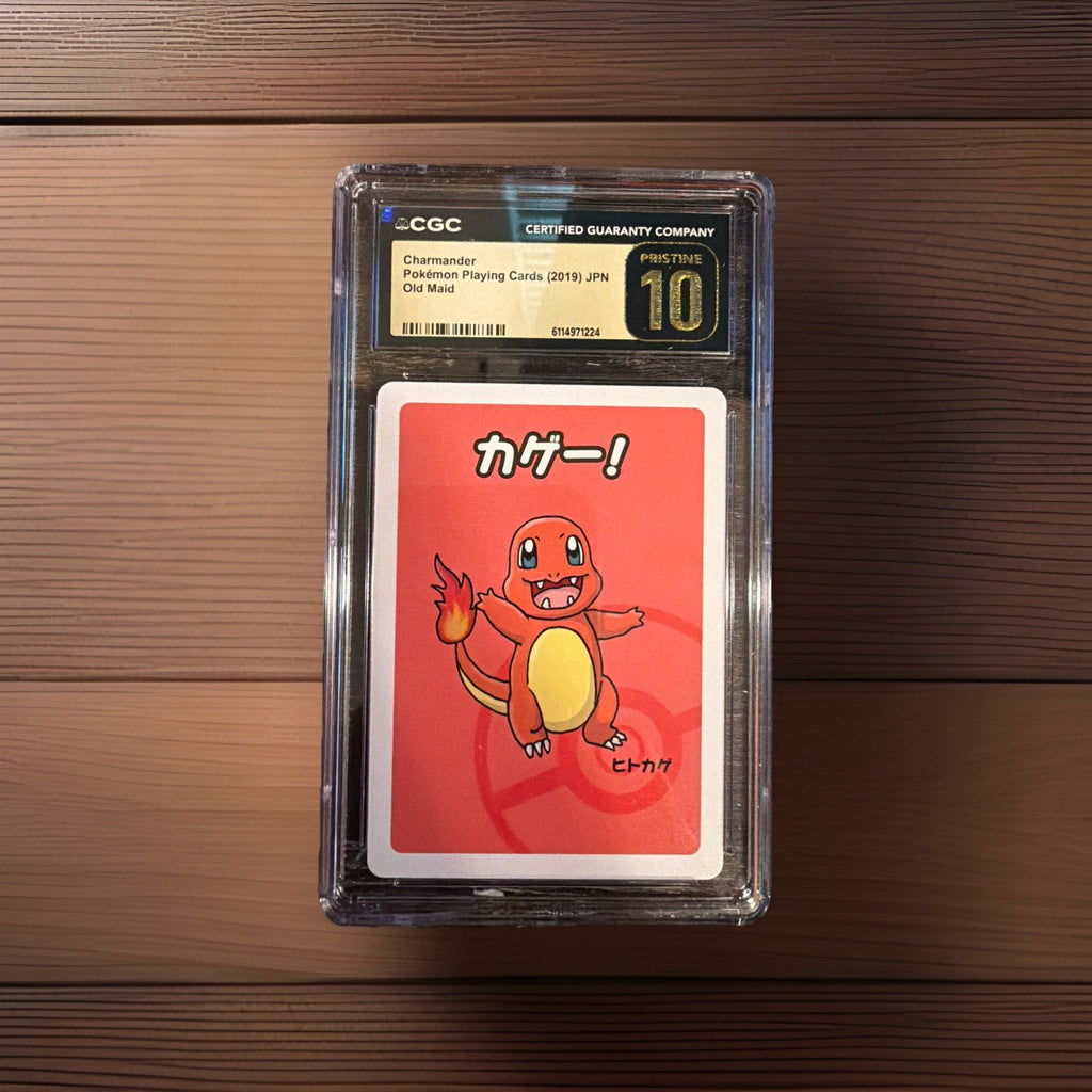 Charmander Pokémon CGC Pristine 10 Playing Card 2019 JPN Old Maid Trading Card0