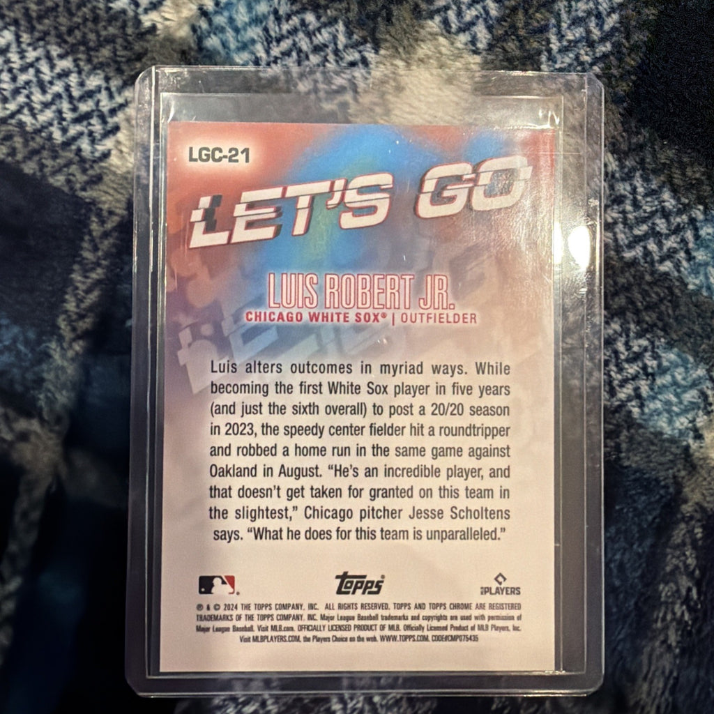 2024 Topps Finest - Let's Go Chrome Luis Robert #LGC-211