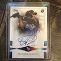 2022 Topps X Wander Franco Auto SP /150 WF-A Wander Franco0