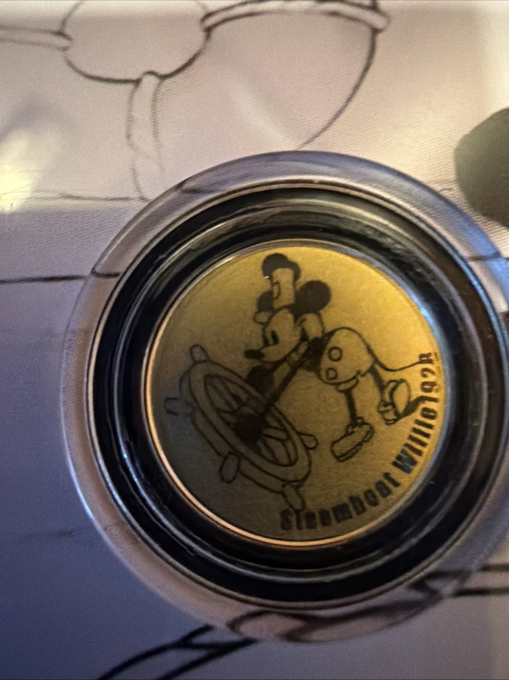 Steamboat Willie 1/1000 Gold Coin Mickey Mouse Card3
