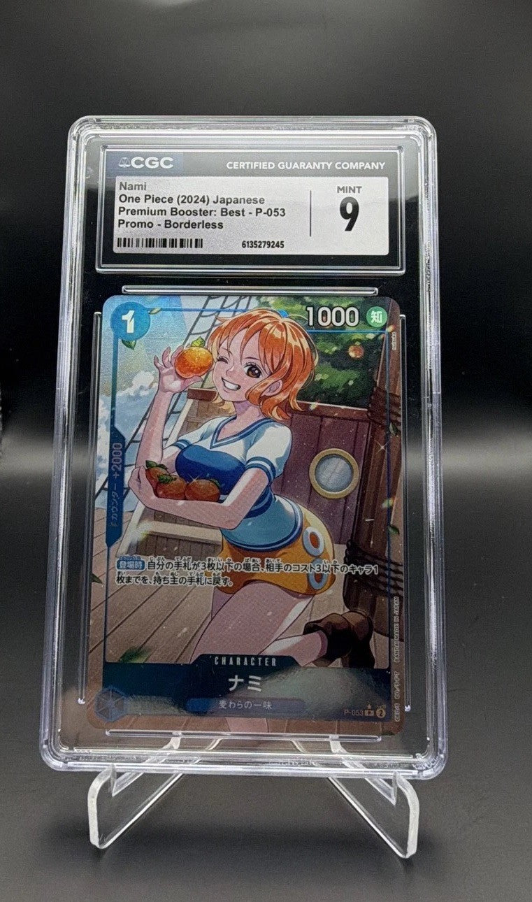 Nami (P-053) (Full Art) P-053 Premium Booster -The Best- Foil0