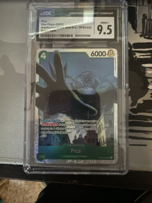 One Piece OP-05 Super Rare Awakening New Era #032 Pica CGC 9.50