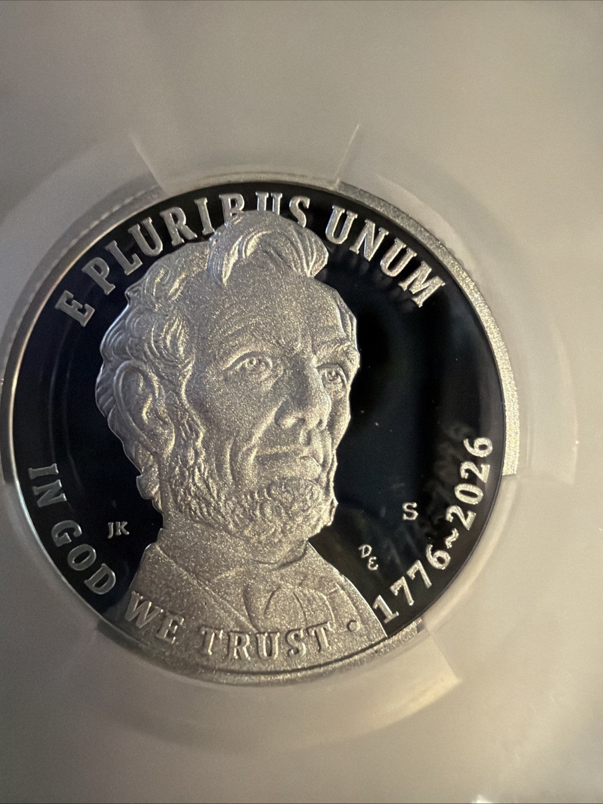 1776-2026 S Silver Gettysburg Address Quarter CAC PR69 DCAM1