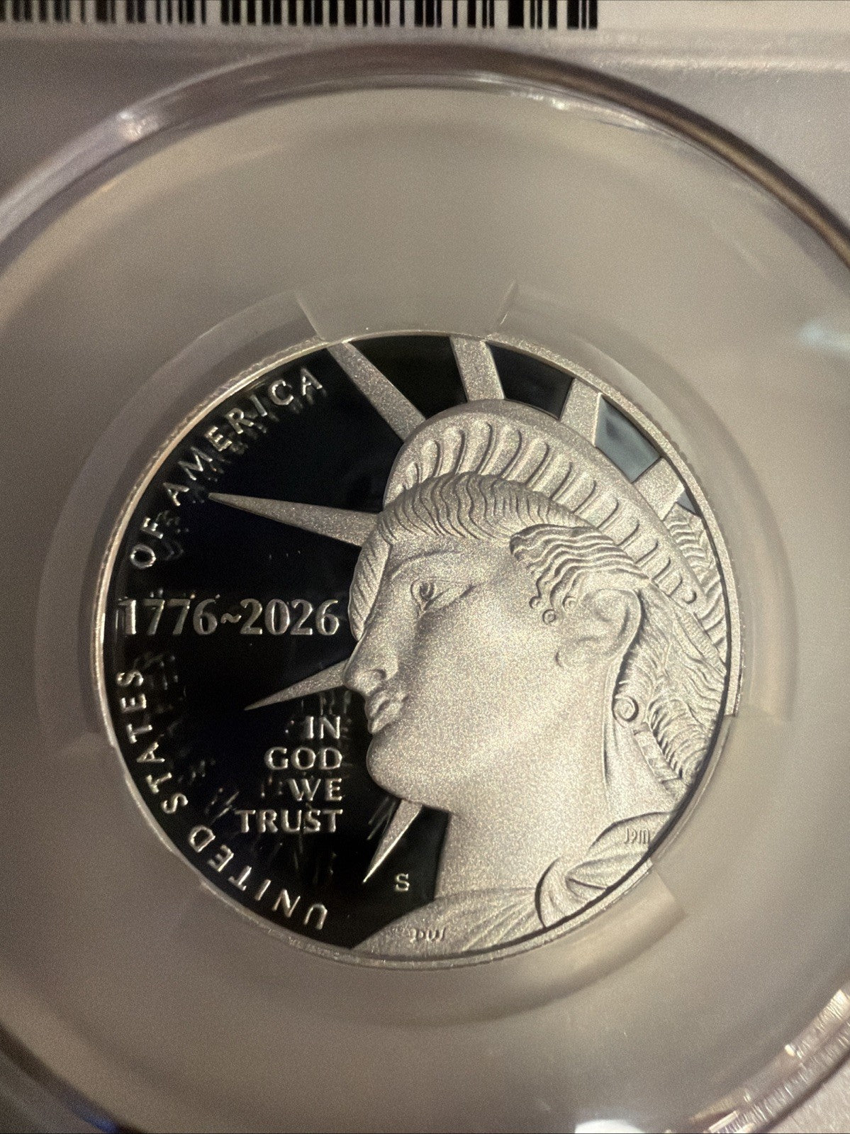 1776 - 2026-S 50C Enduring Liberty Silver Half Dollar Proof PR69DCAM CAC1