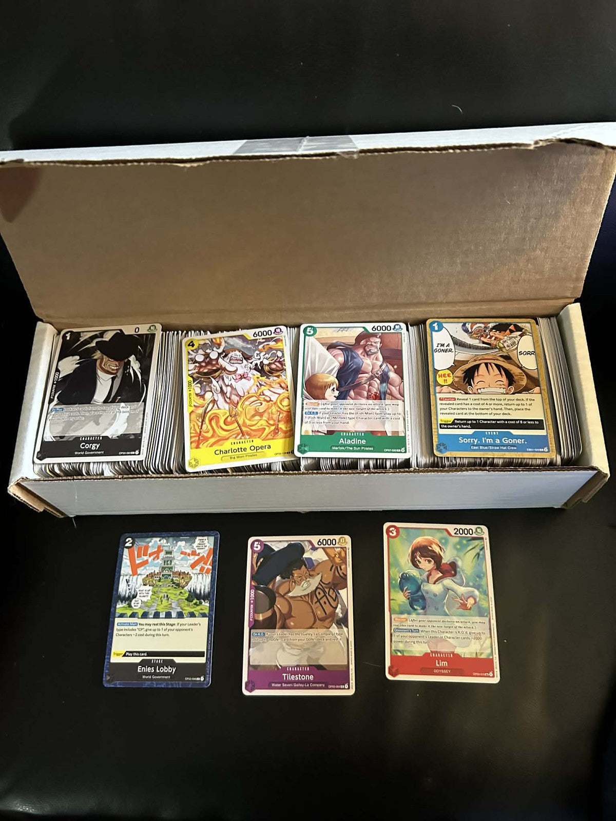1000 One Piece Trading Card Bulk Lot Bundle Box
