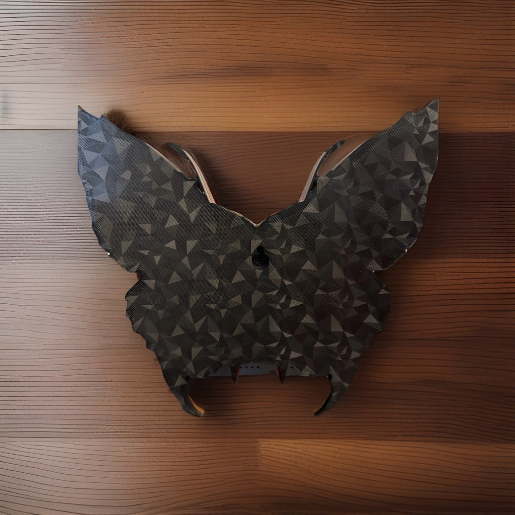 Fire burst Butterfly-skeleton face wall decor 3D Print2