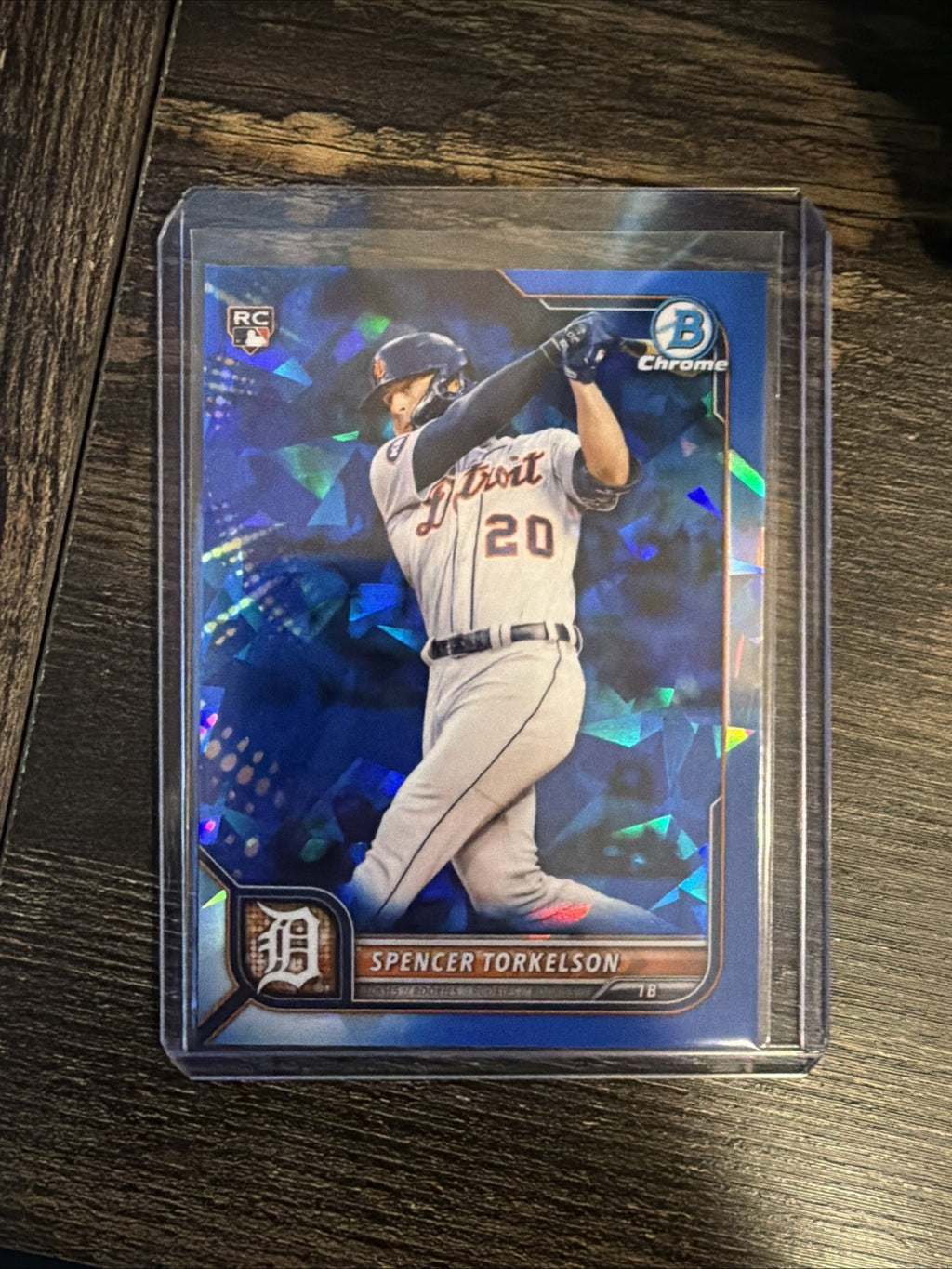 2022 Bowman Chrome Sapphire #53 Spencer Torkelson Rookie RC Detroit Tigers #530