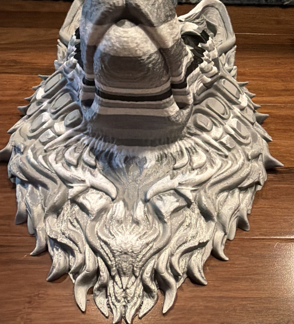 3d Print Wolf Head wall art4