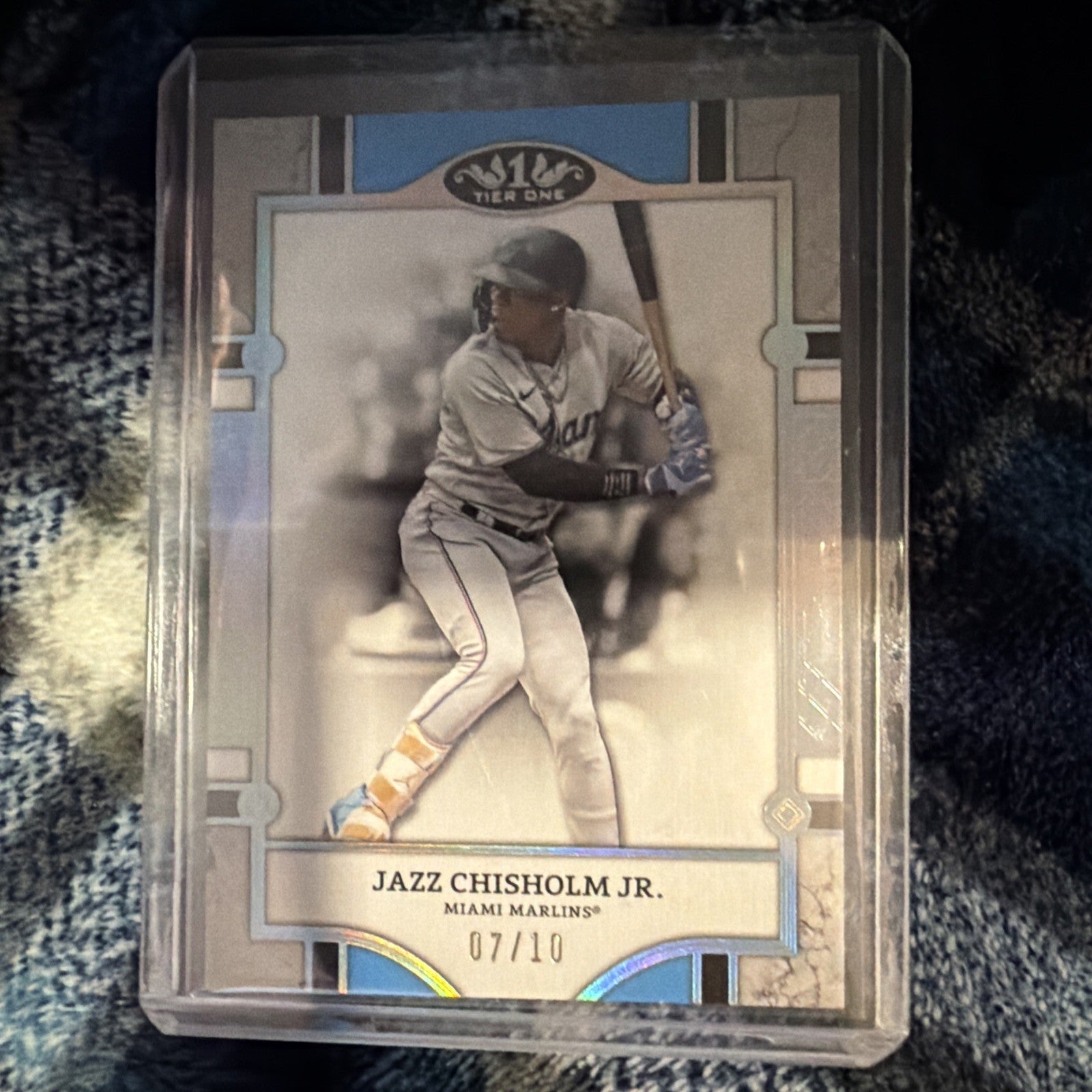 2024 Topps Tier One - Tier 2 Jazz Chisholm #46 Holo Silver Foil /100