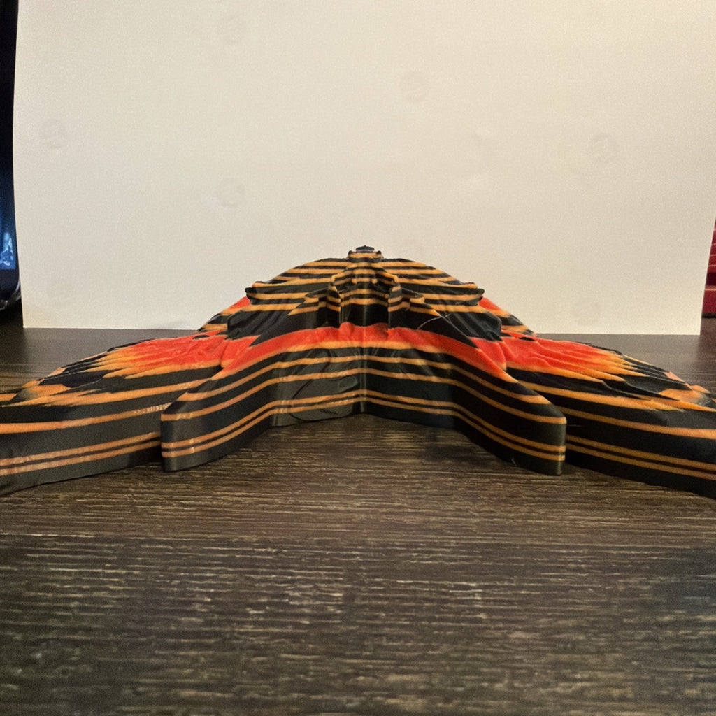 Fire burst Butterfly-skeleton face wall decor 3D Print4