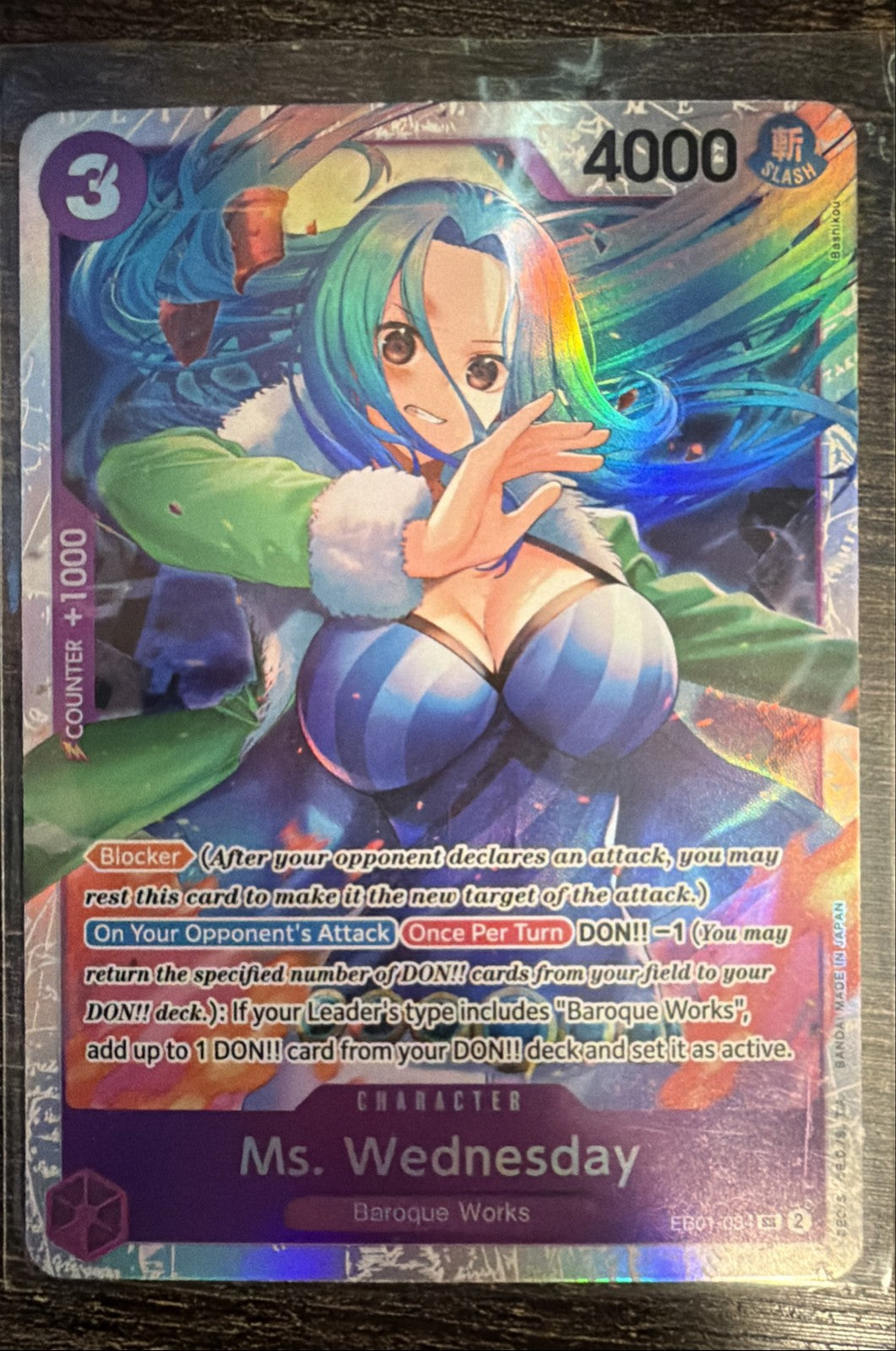 Ms. Wednesday EB01-034 Extra Booster: Memorial Collection Foil0