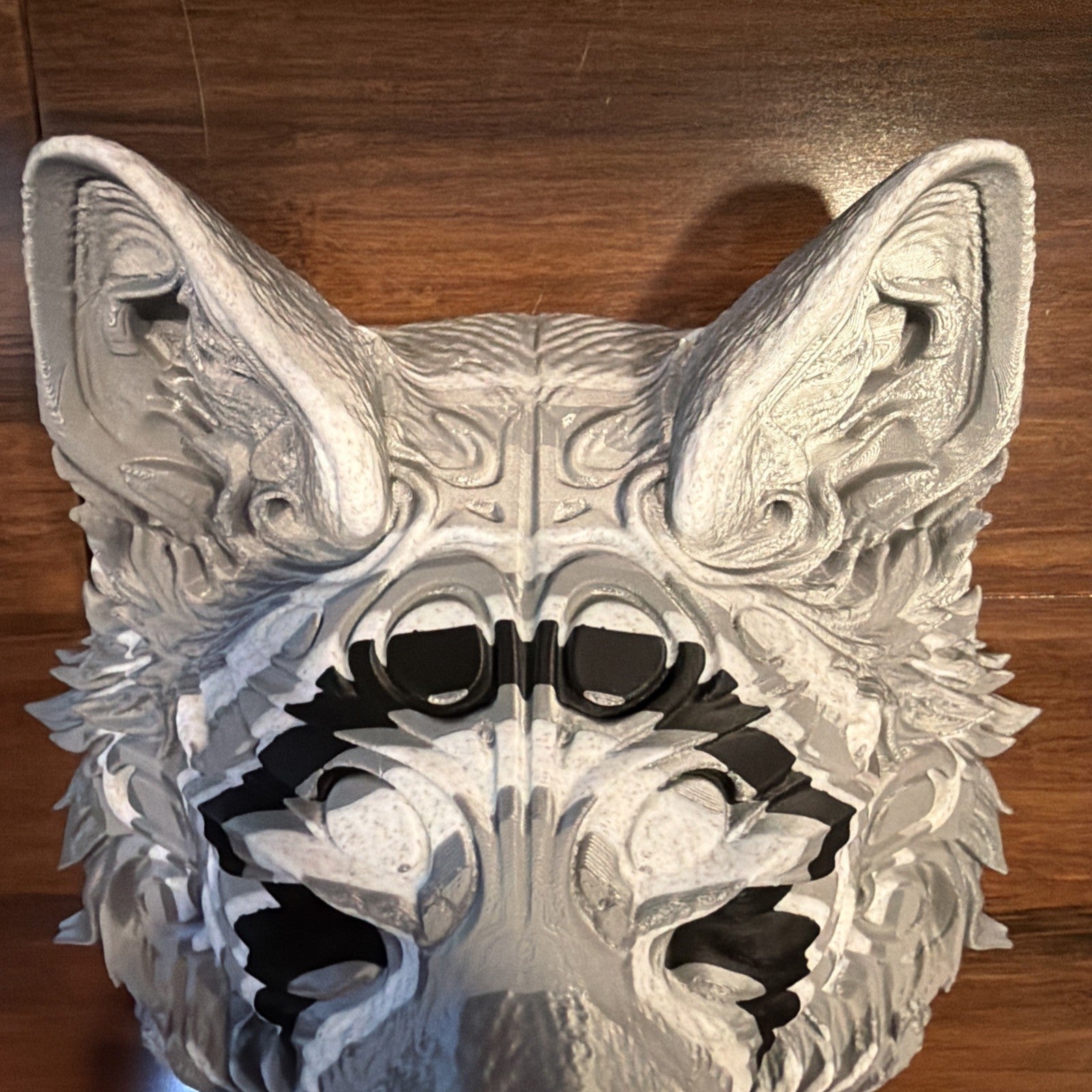 3d Print Wolf Head wall art3
