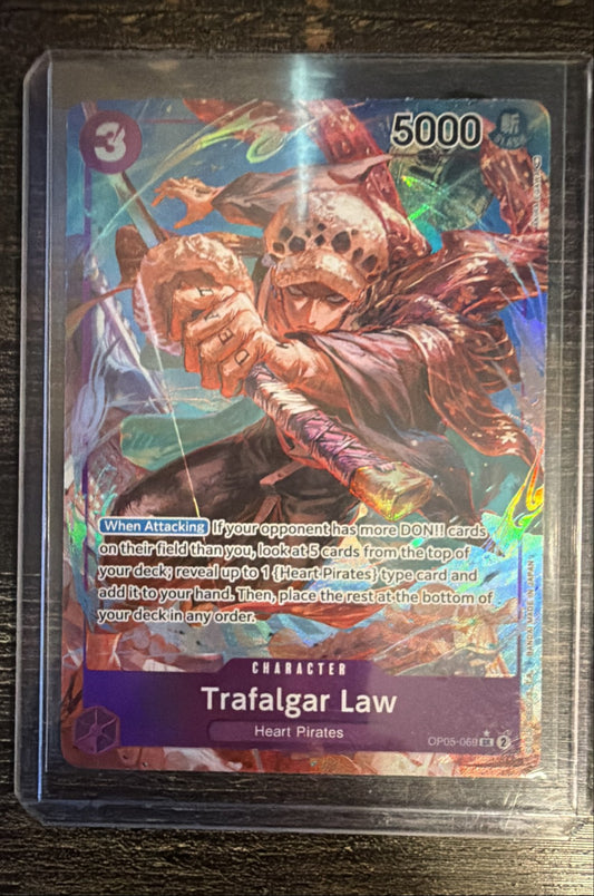 Trafalgar Law (Alternate Art) (069) OP05-069 Awakening of the New Era Foil0