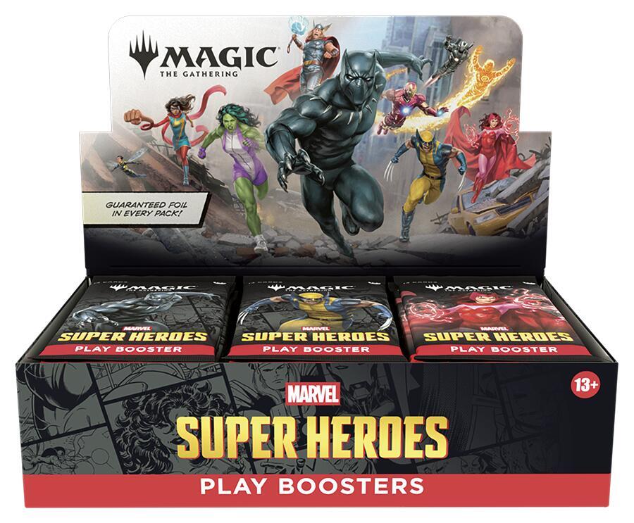 [PRE-ORDER] Magic: The Gathering Marvel Super Heroes Play Booster Display (30 Packs) - Ships Jun 19