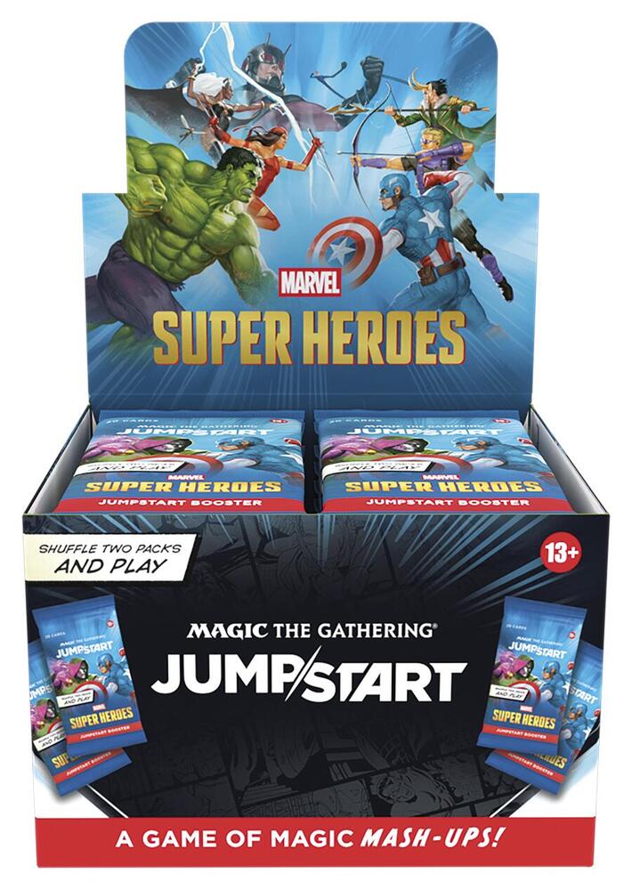 [PRE-ORDER] Magic: The Gathering Marvel Super Heroes Jumpstart Booster Display - Ships Jun 19