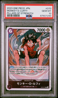 PSA 10 Gem Mint – Monkey D. Luffy #OP03-070 – Pillars of Strength (Japanese, 2023)