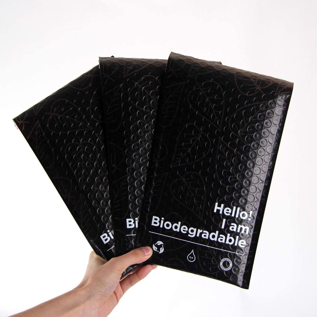 100% Biodegradable Bubble Mailers – 25-Pack | 6" x 10" | Eco-Friendly Padded Envelopes