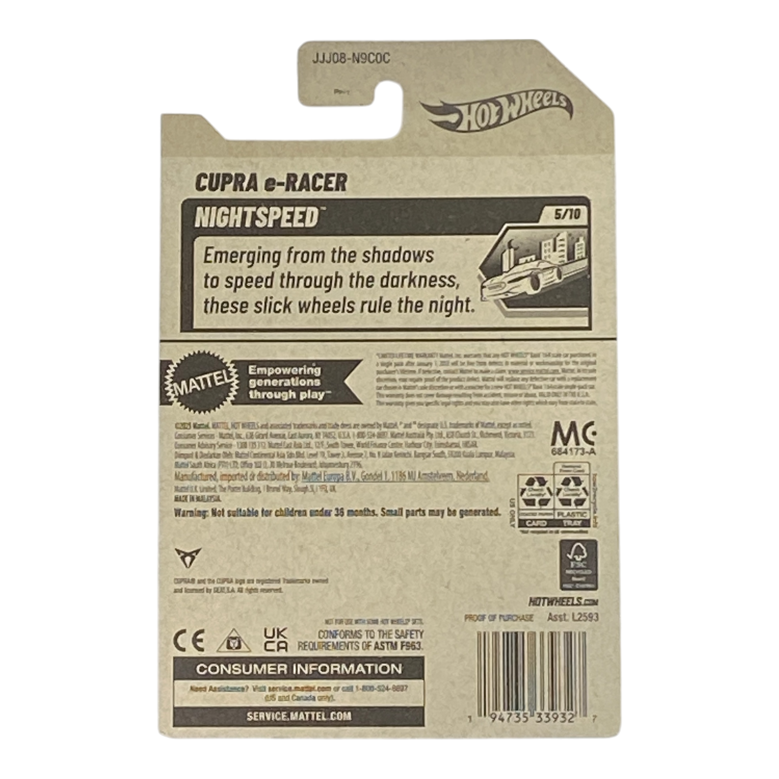 Hot Wheels Cupra e-Racer - Nightspeed Series 5/10