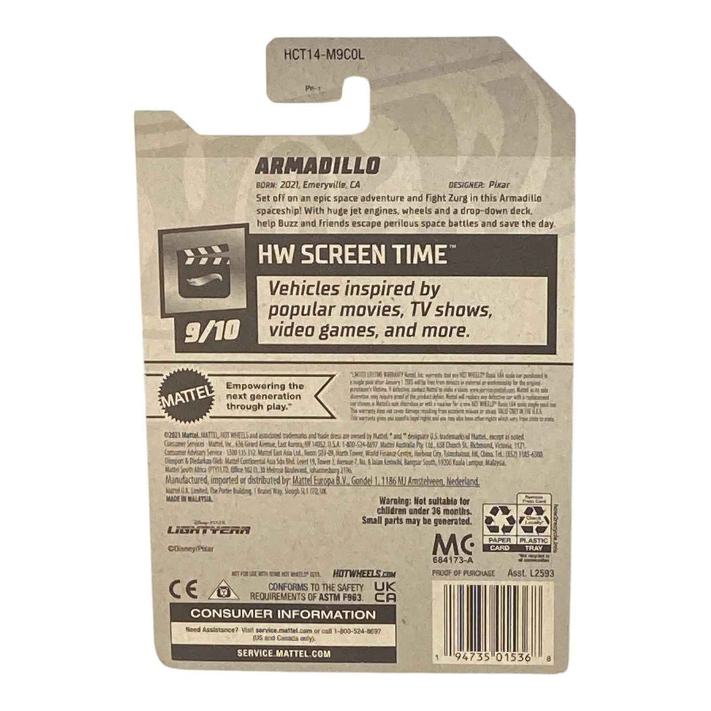 Hot Wheels Armadillo - Screen Time Series 9/10
