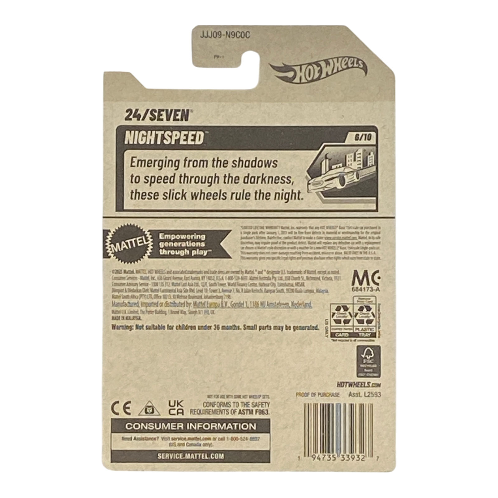 Hot Wheels 24/Seven - Nightspeed Series 6/10