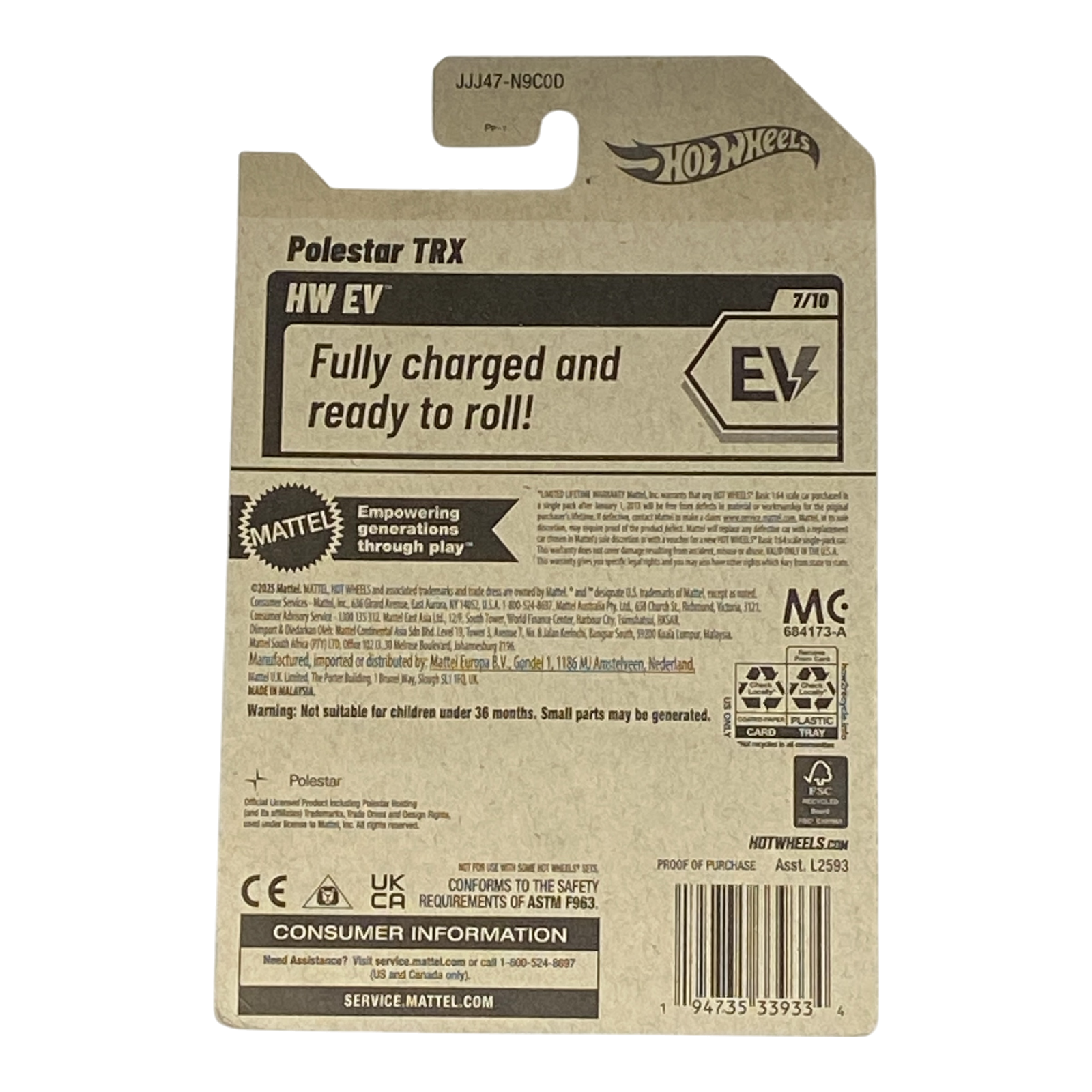 Hot Wheels Polestar TRX - HW EV Series 7/10