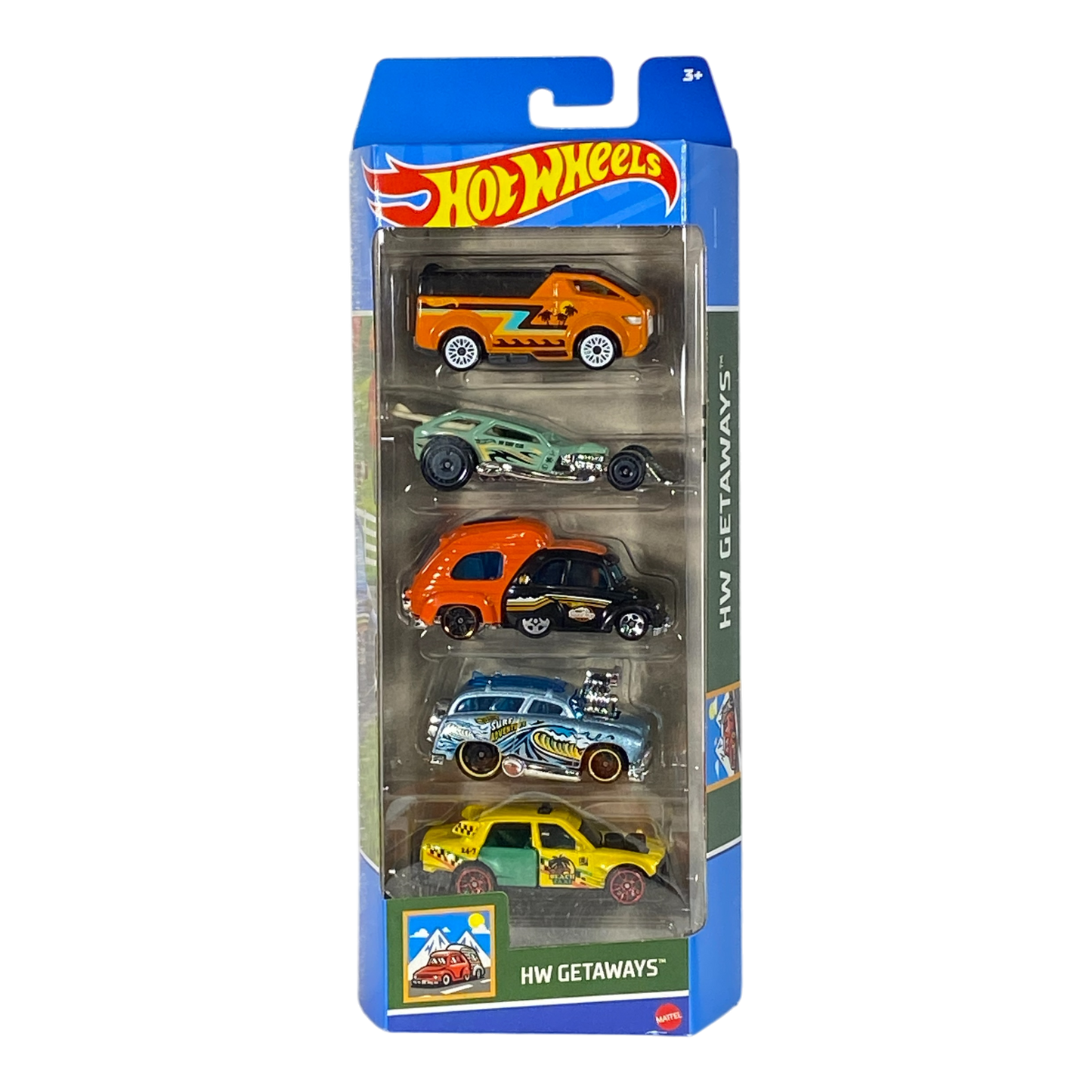 Hot Wheels HW Getaways 5 Pack
