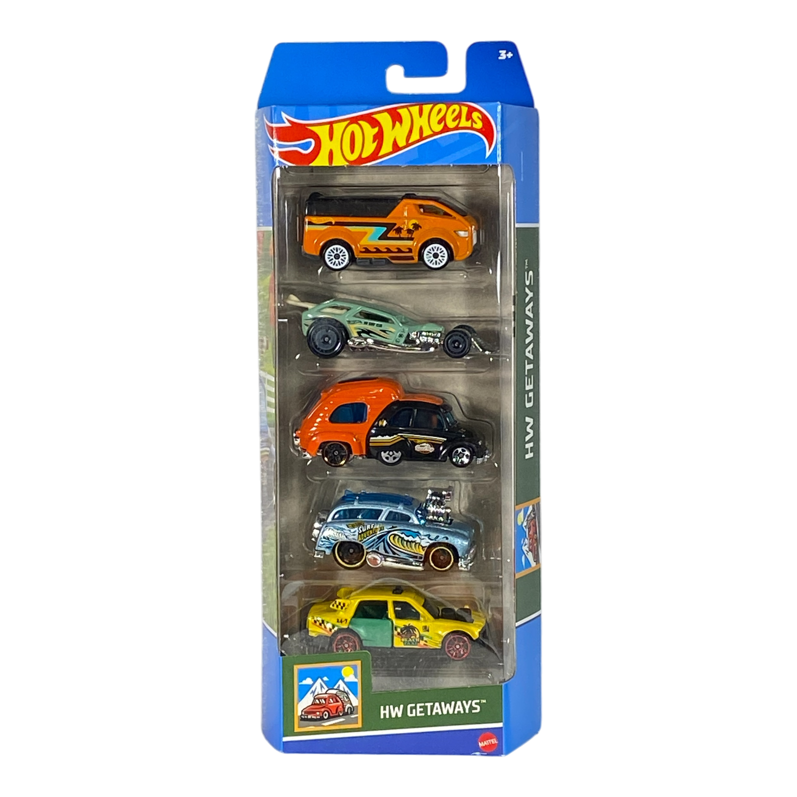 Hot Wheels HW Getaways 5 Pack