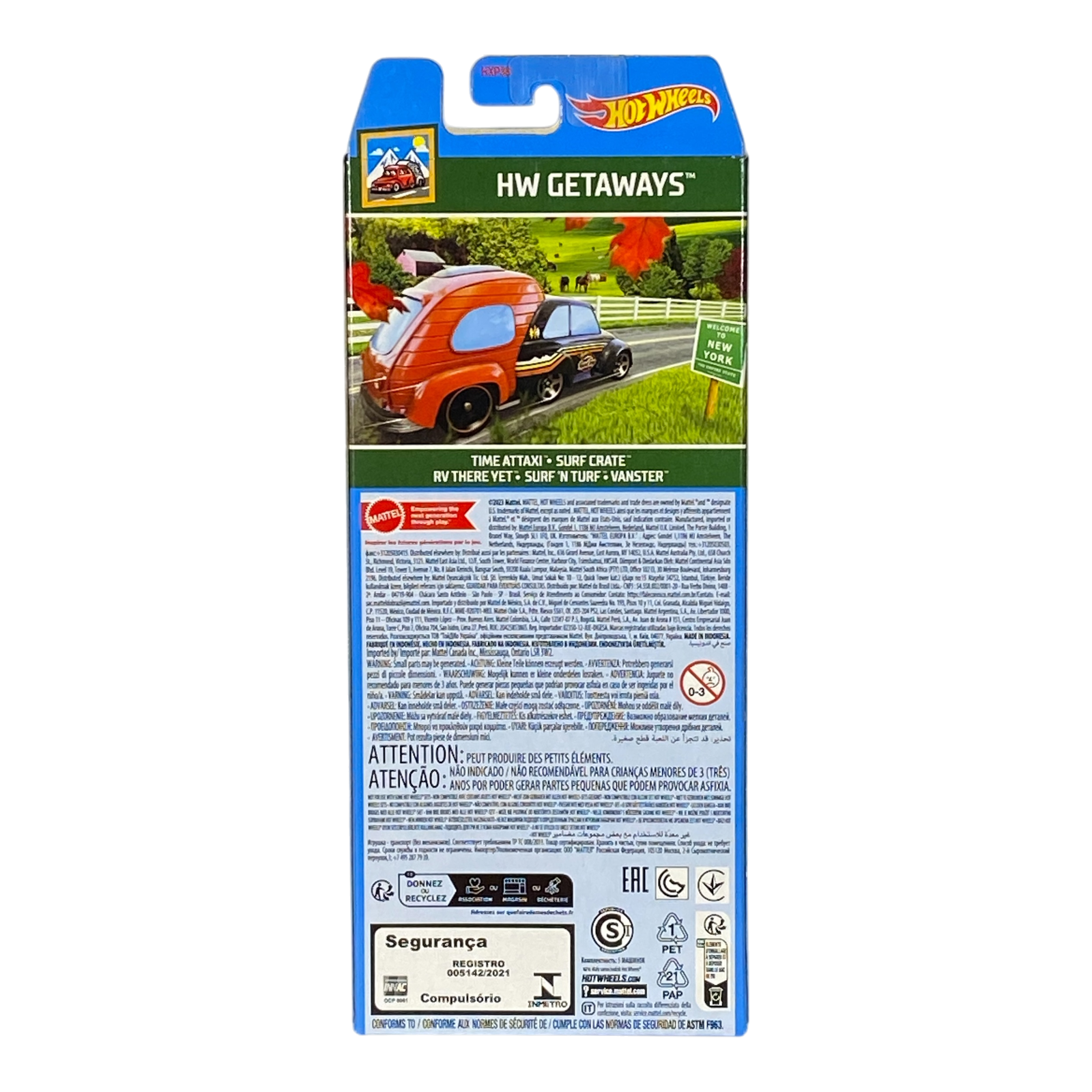 Hot Wheels HW Getaways 5 Pack