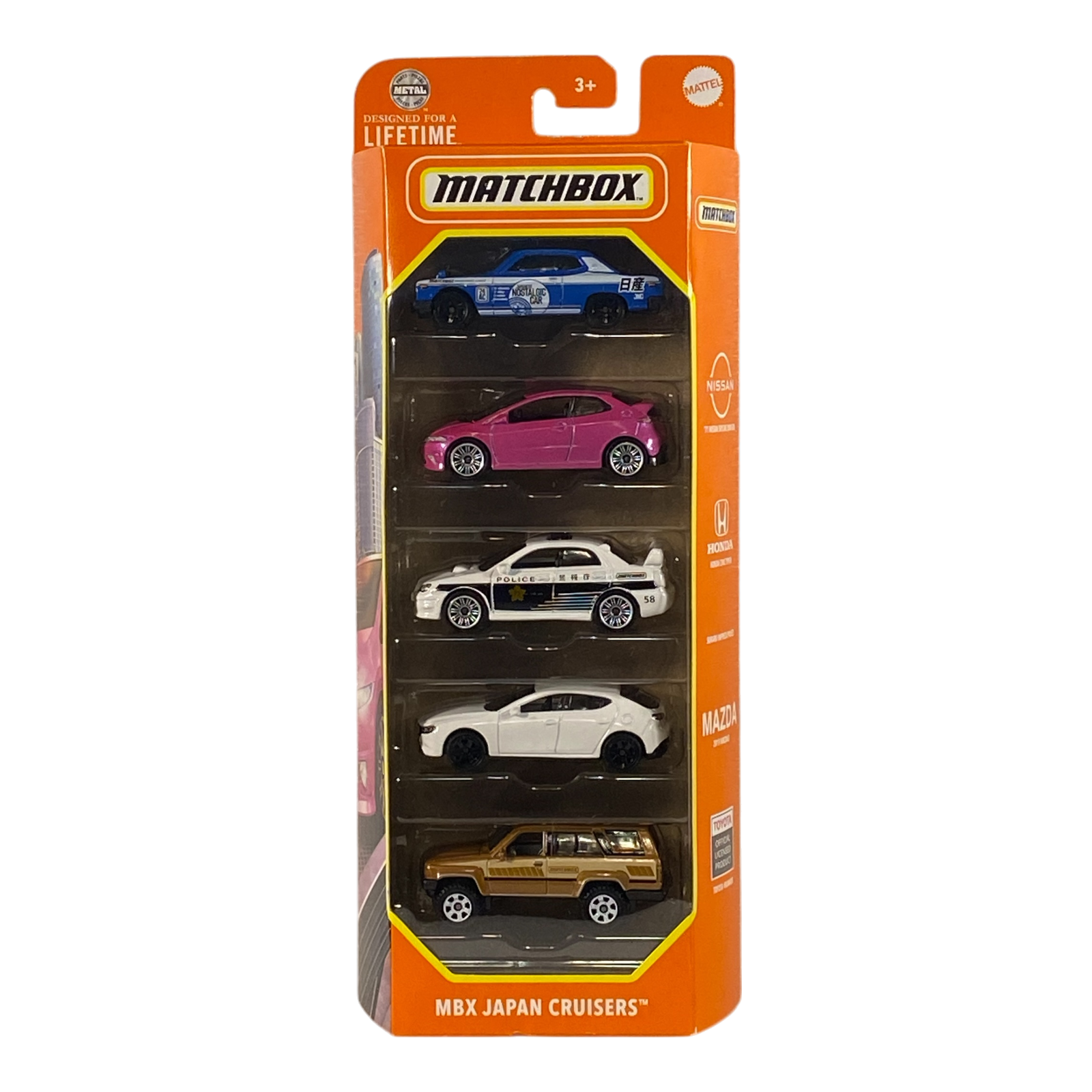 Matchbox MBX Japan Cruisers - Matchbox 5 Packs