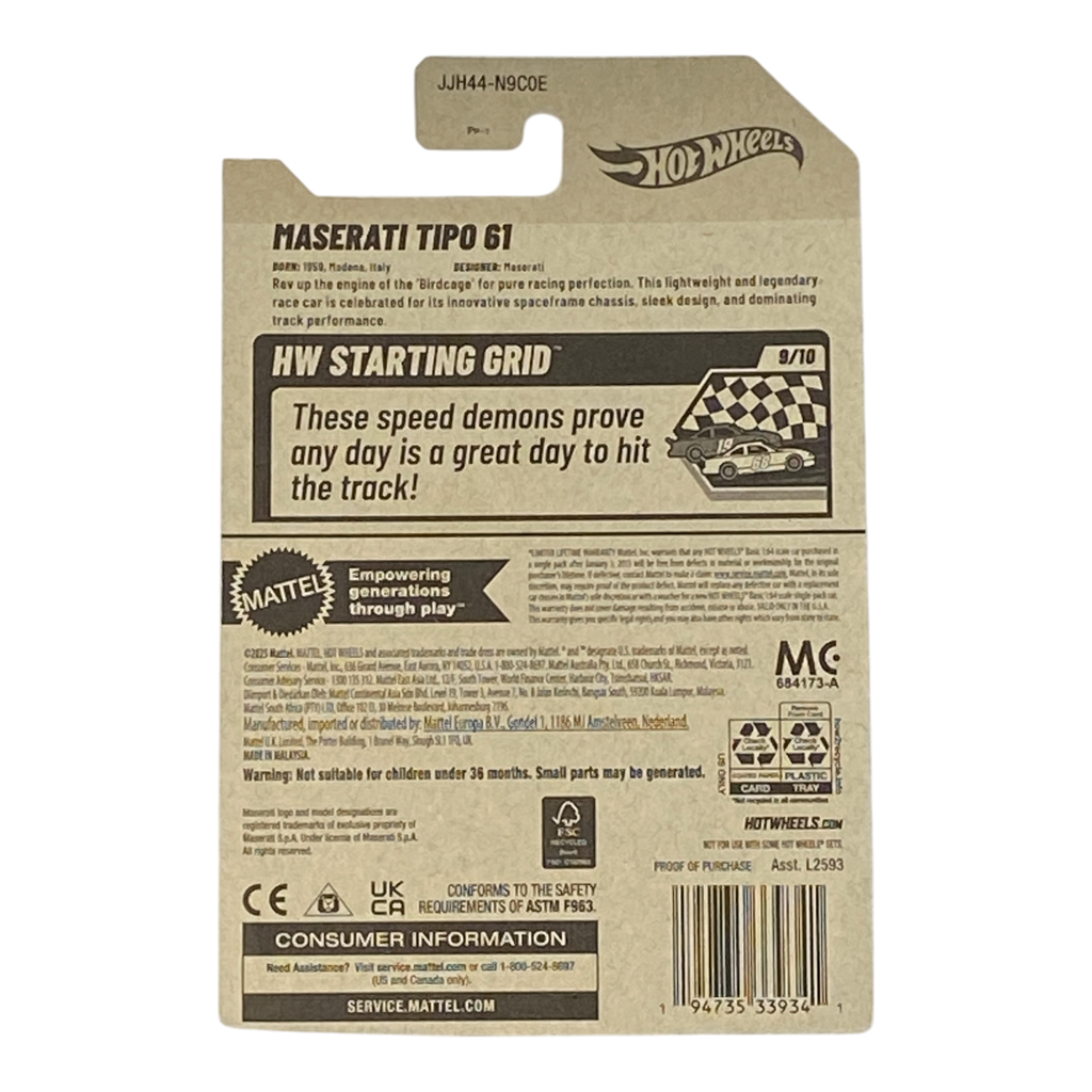 Hot Wheels Maserati Tipo 61 – HW Starting Grid Series 9/10