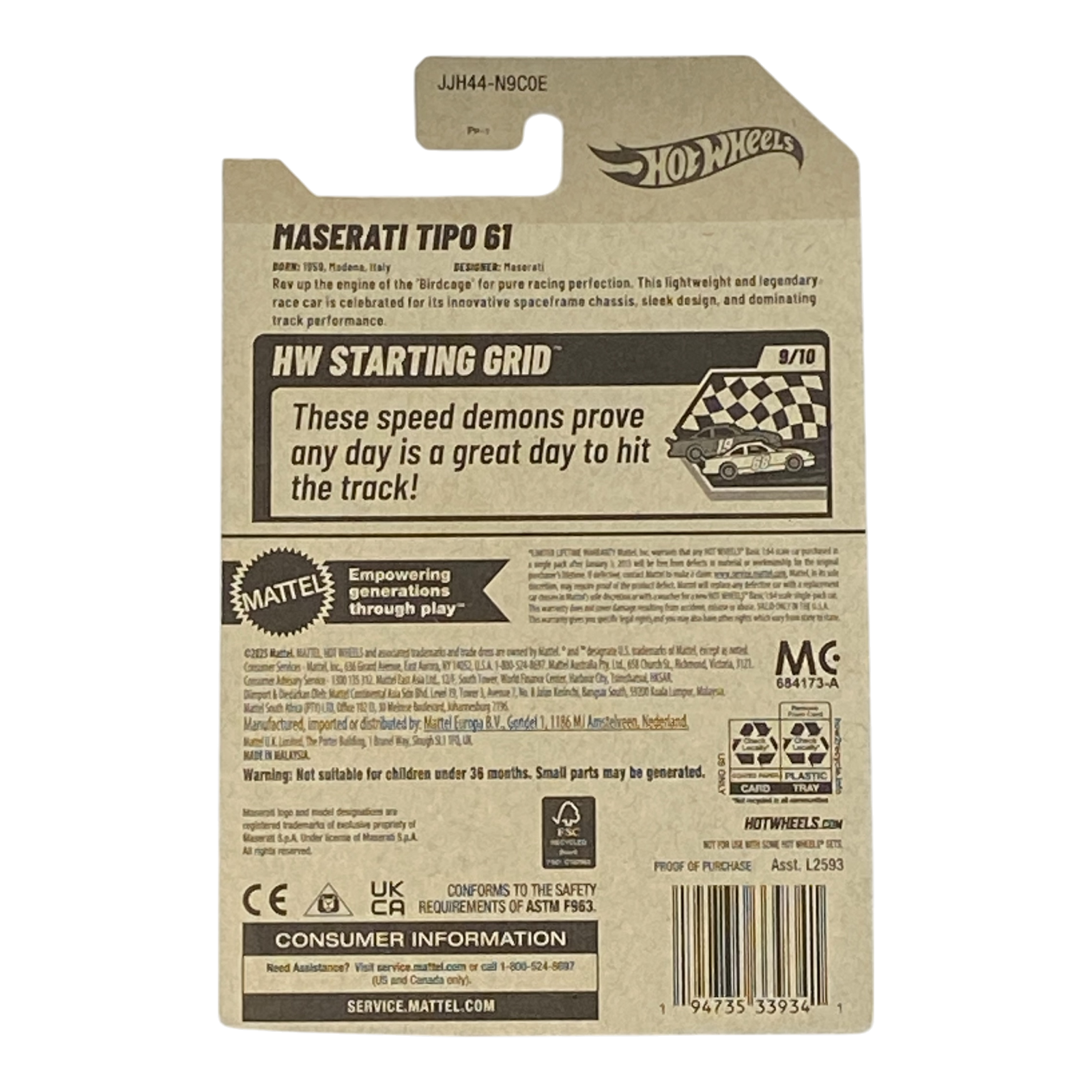 Hot Wheels Maserati Tipo 61 – HW Starting Grid Series 9/10