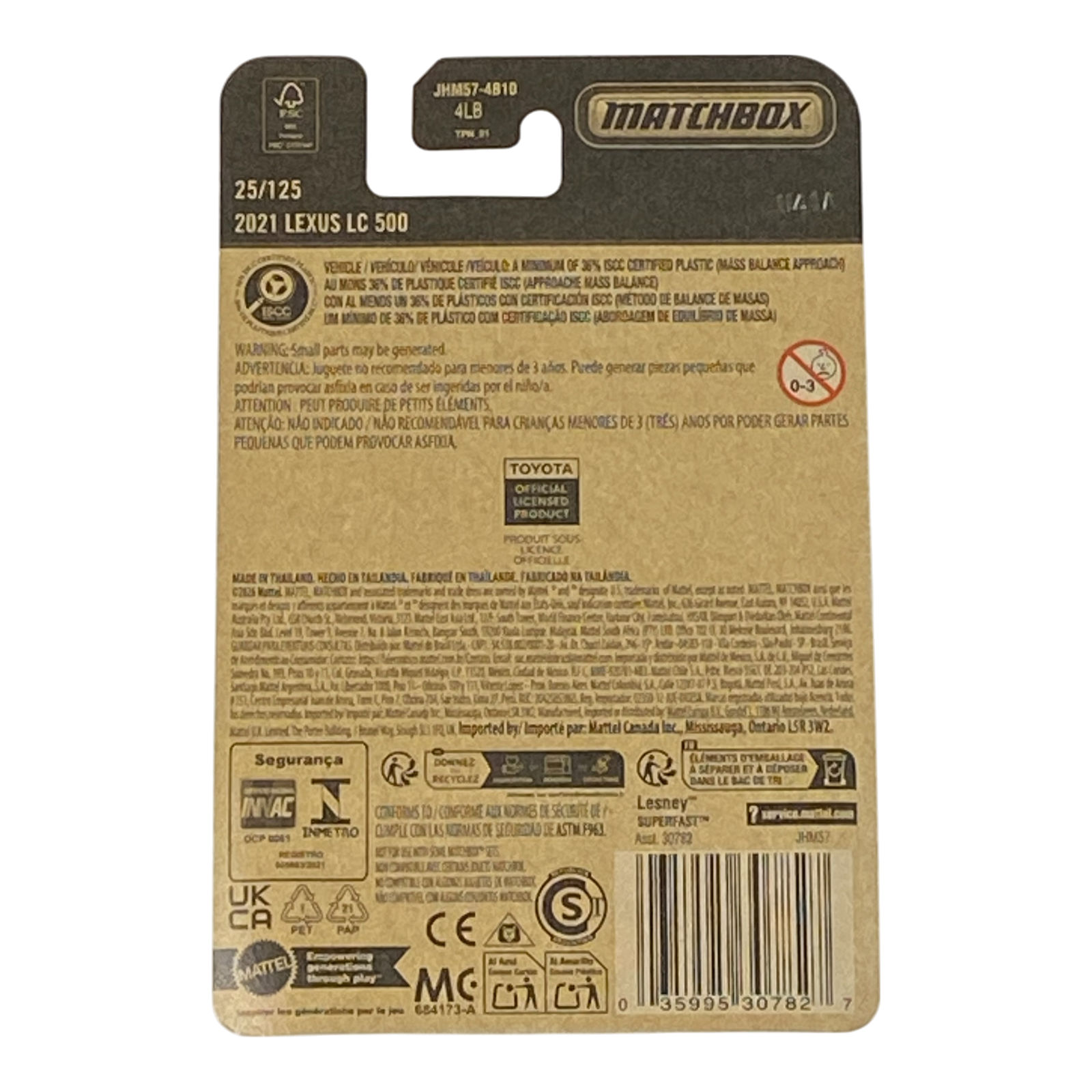 Matchbox 2021 Lexus LC 500 - 2026 Matchbox Series 25/125