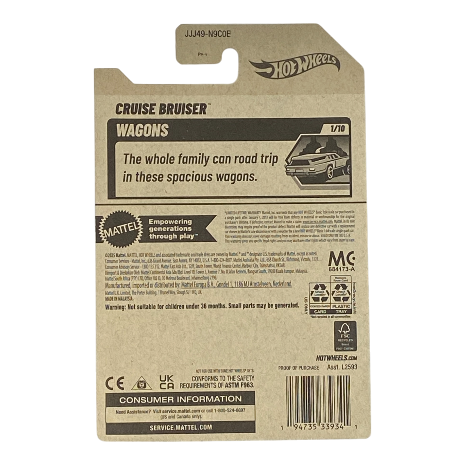 Hot Wheels Cruise Bruiser - Wagons Series 1/10