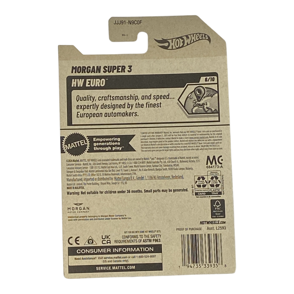 Hot Wheels Morgan Super 3 - HW Euro Series 6/10