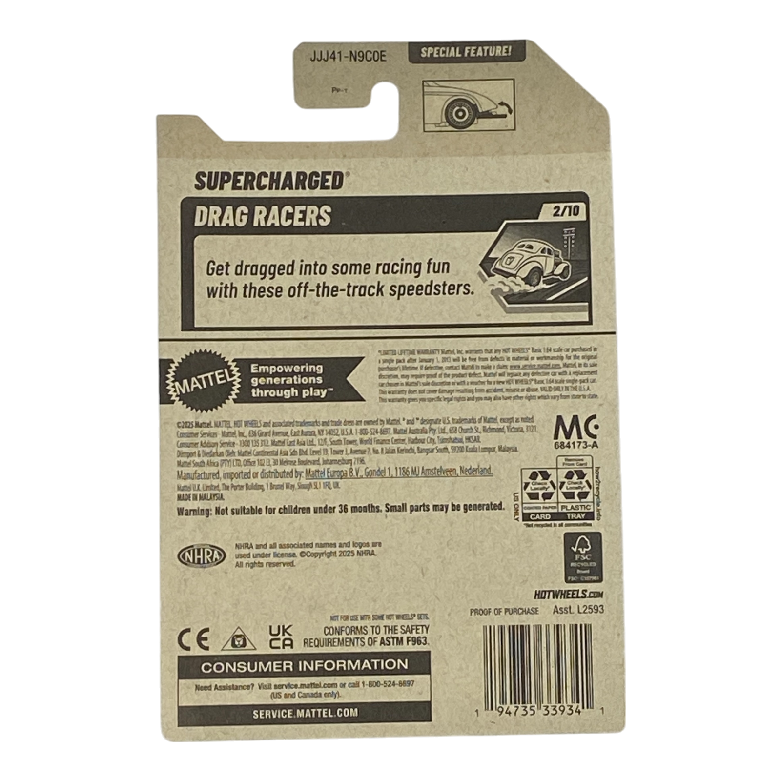 Hot Wheels Supercharged (NHRA 75'th Anniversary) - Drag Strip Series 2/10