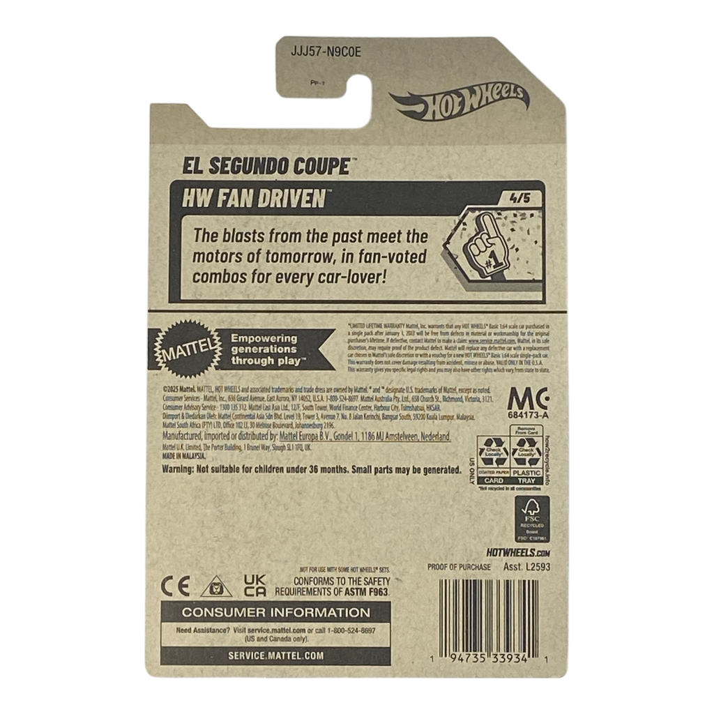 Hot Wheels El Segundo Coupe - HW Fan Driven Series 4/5